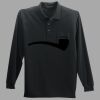 Long Sleeve Silk Touch Polo with Pocket Thumbnail