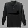 Long Sleeve Silk Touch Polo with Pocket Thumbnail