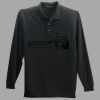 Long Sleeve Silk Touch Polo with Pocket Thumbnail
