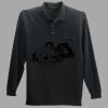 Long Sleeve Silk Touch Polo with Pocket Thumbnail
