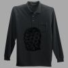 Long Sleeve Silk Touch Polo with Pocket Thumbnail