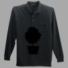 Long Sleeve Silk Touch Polo with Pocket Thumbnail