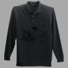 Long Sleeve Silk Touch Polo with Pocket Thumbnail