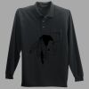 Long Sleeve Silk Touch Polo with Pocket Thumbnail