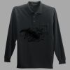 Long Sleeve Silk Touch Polo with Pocket Thumbnail