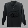 Long Sleeve Silk Touch Polo with Pocket Thumbnail