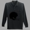 Long Sleeve Silk Touch Polo with Pocket Thumbnail