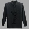 Long Sleeve Silk Touch Polo with Pocket Thumbnail