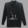 Long Sleeve Silk Touch Polo with Pocket Thumbnail