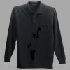Long Sleeve Silk Touch Polo with Pocket Thumbnail