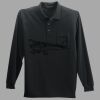 Long Sleeve Silk Touch Polo with Pocket Thumbnail