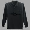Long Sleeve Silk Touch Polo with Pocket Thumbnail