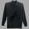 Long Sleeve Silk Touch Polo with Pocket Thumbnail