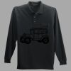 Long Sleeve Silk Touch Polo with Pocket Thumbnail