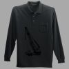 Long Sleeve Silk Touch Polo with Pocket Thumbnail