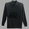 Long Sleeve Silk Touch Polo with Pocket Thumbnail