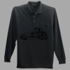 Long Sleeve Silk Touch Polo with Pocket Thumbnail