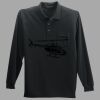 Long Sleeve Silk Touch Polo with Pocket Thumbnail