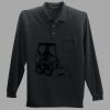Long Sleeve Silk Touch Polo with Pocket Thumbnail