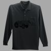 Long Sleeve Silk Touch Polo with Pocket Thumbnail