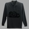 Long Sleeve Silk Touch Polo with Pocket Thumbnail