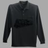 Long Sleeve Silk Touch Polo with Pocket Thumbnail
