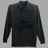 Long Sleeve Silk Touch Polo with Pocket Thumbnail