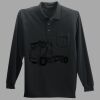 Long Sleeve Silk Touch Polo with Pocket Thumbnail
