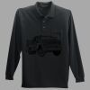 Long Sleeve Silk Touch Polo with Pocket Thumbnail