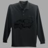 Long Sleeve Silk Touch Polo with Pocket Thumbnail