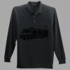 Long Sleeve Silk Touch Polo with Pocket Thumbnail