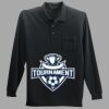 Long Sleeve Silk Touch Polo with Pocket Thumbnail