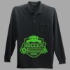 Long Sleeve Silk Touch Polo with Pocket Thumbnail