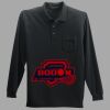 Long Sleeve Silk Touch Polo with Pocket Thumbnail