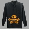 Long Sleeve Silk Touch Polo with Pocket Thumbnail