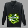 Long Sleeve Silk Touch Polo with Pocket Thumbnail