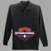 Long Sleeve Silk Touch Polo with Pocket Thumbnail