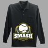 Long Sleeve Silk Touch Polo with Pocket Thumbnail