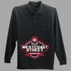 Long Sleeve Silk Touch Polo with Pocket Thumbnail