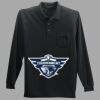Long Sleeve Silk Touch Polo with Pocket Thumbnail