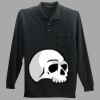 Long Sleeve Silk Touch Polo with Pocket Thumbnail