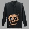 Long Sleeve Silk Touch Polo with Pocket Thumbnail