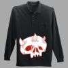 Long Sleeve Silk Touch Polo with Pocket Thumbnail
