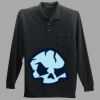 Long Sleeve Silk Touch Polo with Pocket Thumbnail