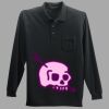 Long Sleeve Silk Touch Polo with Pocket Thumbnail