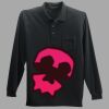 Long Sleeve Silk Touch Polo with Pocket Thumbnail
