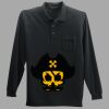 Long Sleeve Silk Touch Polo with Pocket Thumbnail