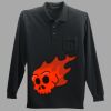 Long Sleeve Silk Touch Polo with Pocket Thumbnail
