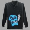 Long Sleeve Silk Touch Polo with Pocket Thumbnail