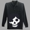 Long Sleeve Silk Touch Polo with Pocket Thumbnail